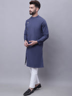 Even Apparels Grey Sherwani Kurta With Asymetrical Cut | Grocsy