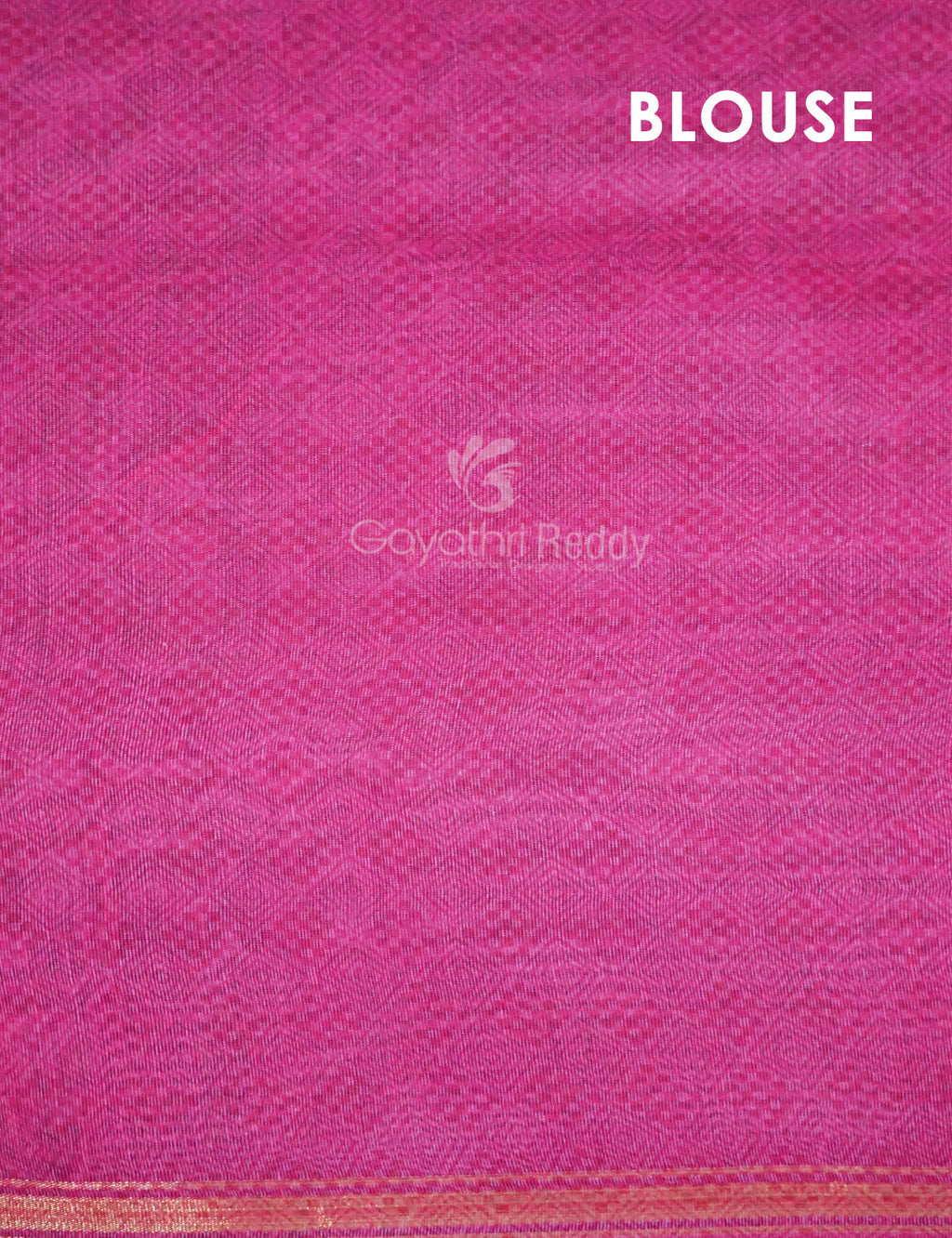 Shades of Cream And Pink Colour Blouse Patola Design Semi Chanderi Saree By Gayathri Reddy Designer Studio | Grocsy