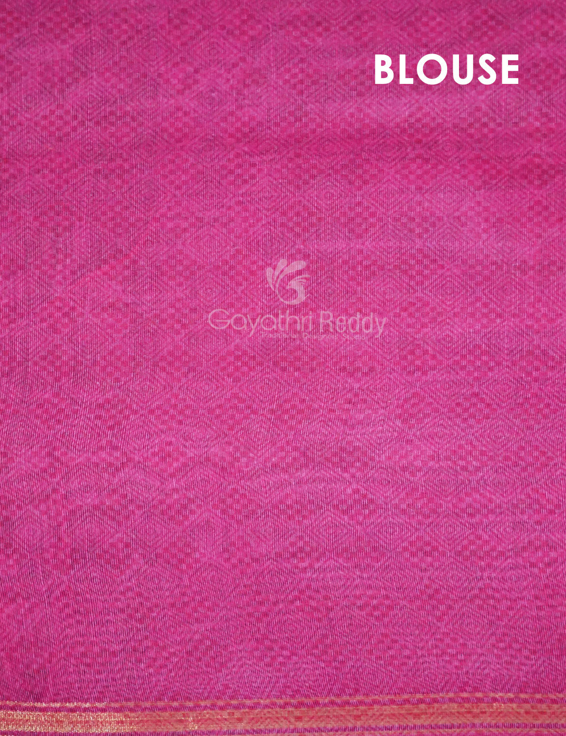 Shades of Cream And Pink Colour Blouse Patola Design Semi Chanderi Saree By Gayathri Reddy Designer Studio | Grocsy