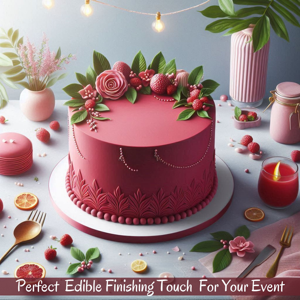Confect Burgundy Fondant | Edible Sugarpaste | Grocsy