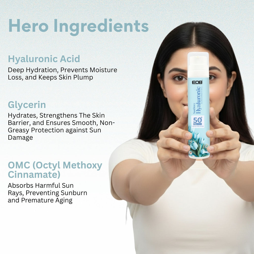 EOB SPF 50 PA+++ Mineral Sunscreen Gel | Grocsy