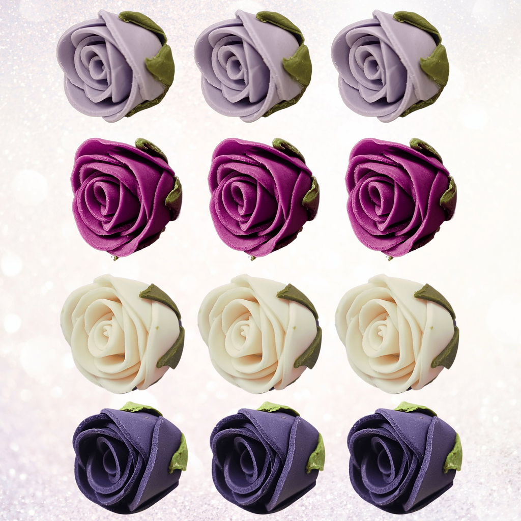 Confect Ombre- 6 | Edible Sugar Roses Topper | Grocsy