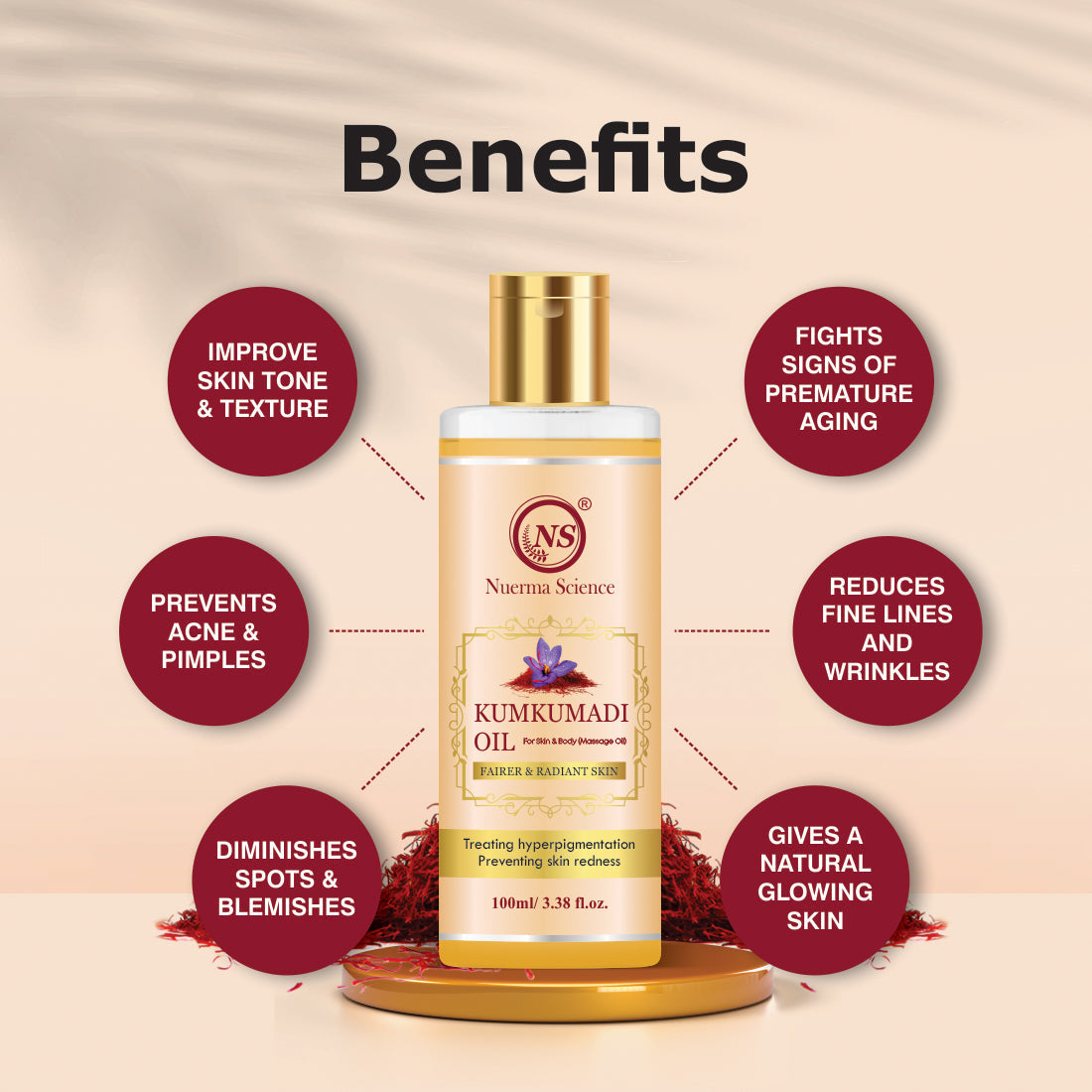 Nuerma Science Kumkumadi Oil For Skin | Grocsy