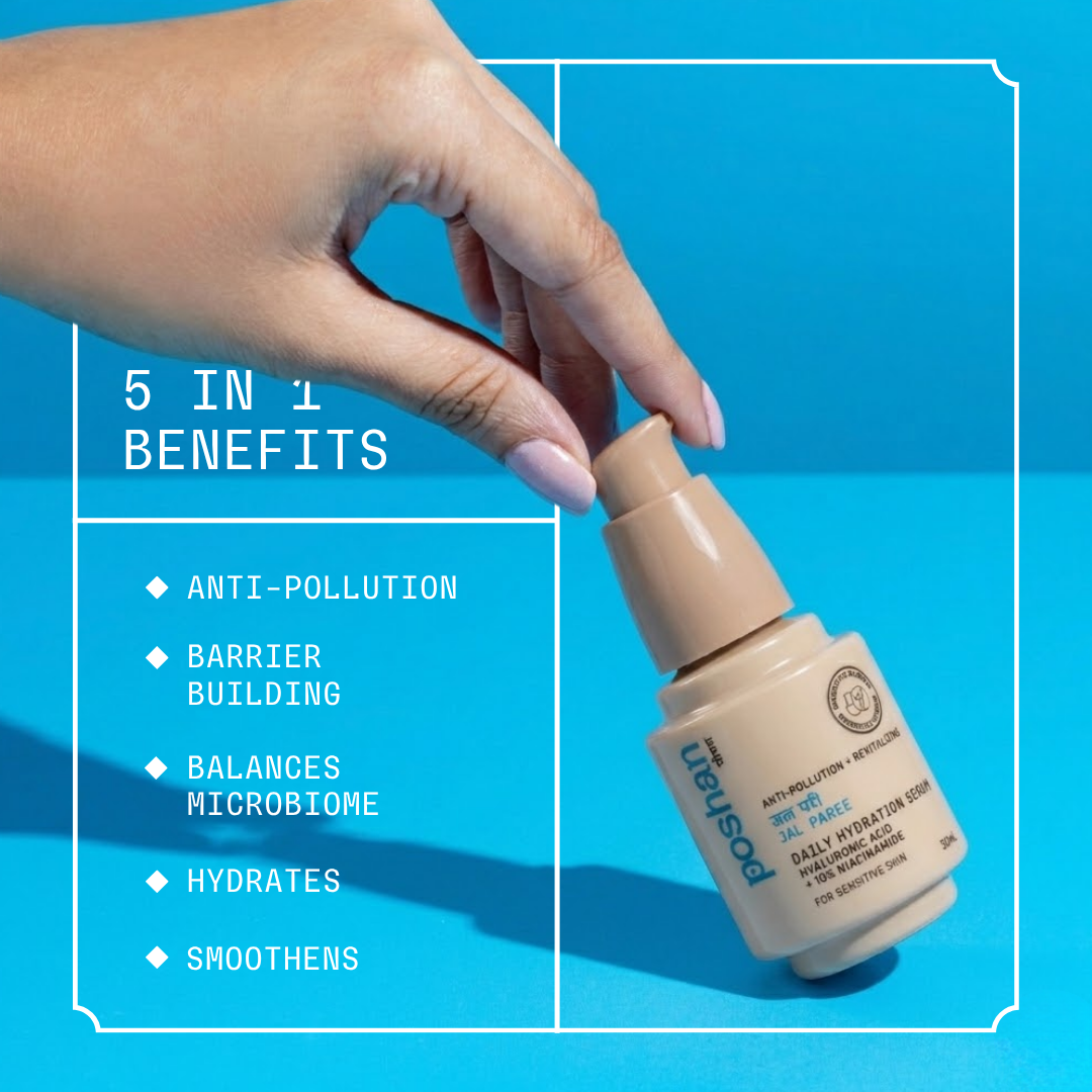 Poshan Skincare Jal Paree Daily Hydration Serum | Grocsy