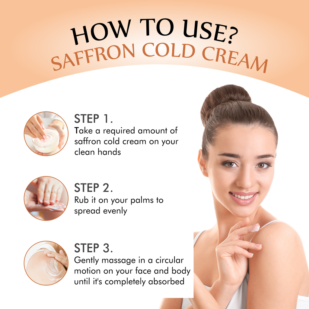 Nuerma Science Saffron Cold Cream For Nourishing & Glowing Skin | Grocsy