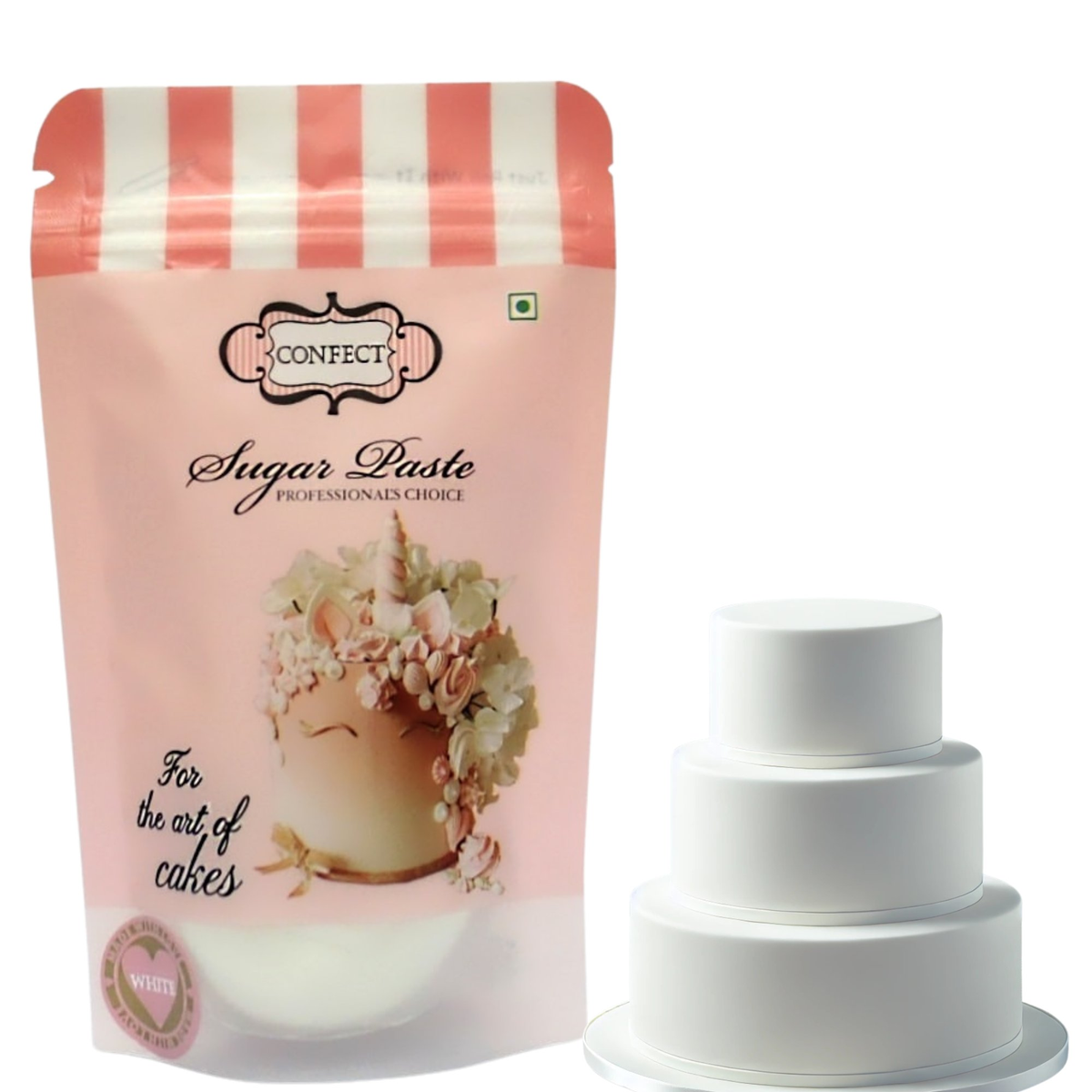 Confect White Fondant | Edible Sugarpaste | Grocsy