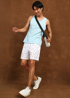 Fabmade Snow Leaf Shorts | Grocsy