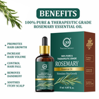 Nuerma Science Rosemary Essential Oil | For Natural Skin Glow & Hair Growth | Grocsy