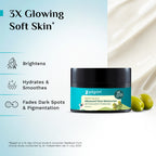Pilgrim Glow Moisturizer Face Cream With Niacinamide & Vitamin C For Glowing Skin, Dry Skin Hydration, Non-Greasy | Grocsy