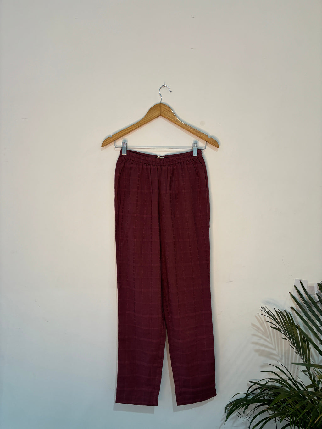 trueBrowns Purple Dobby Co-ord Set | Grocsy