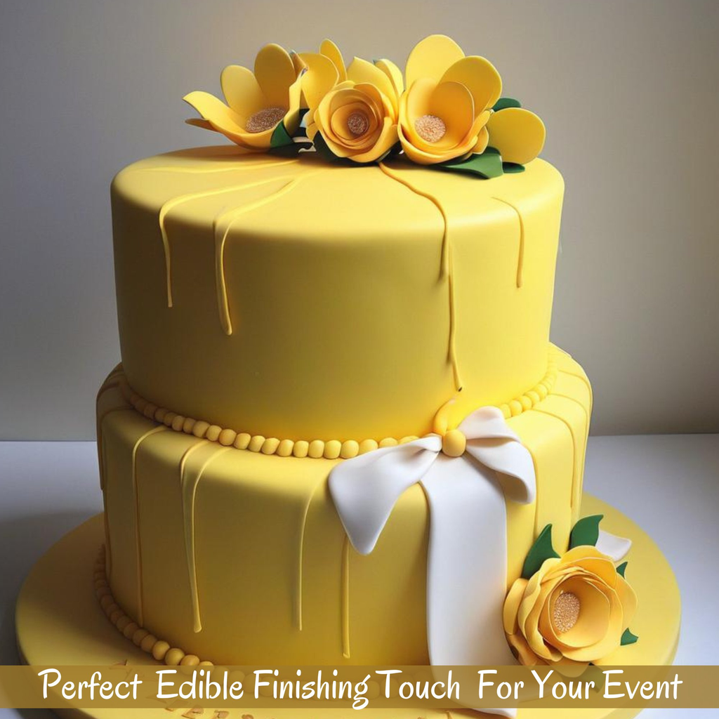 Confect Sunshine Yellow Fondant | Edible Sugarpaste | Grocsy