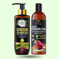 Luxura Sciences Onion Hair Oil for hair growth & Onion Shampoo | Grocsy