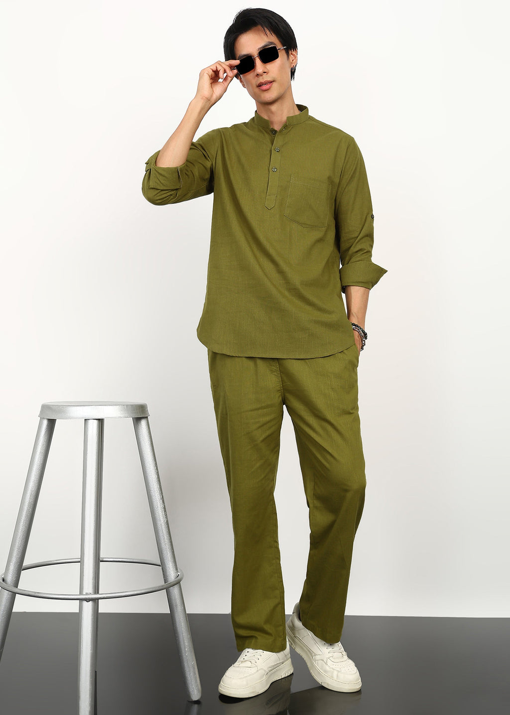 Fabmade Olive Grove Linen Set | Grocsy