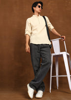 Fabmade Dune Linen Kurta | Grocsy