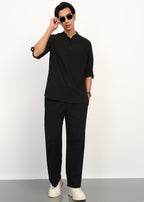 Fabmade Noir Linen Kurta Set | Grocsy