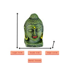 Sowpeace Premium Terracotta Meditating Buddha Head Tabletop | Grocsy