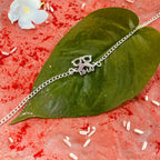 trueBrowns 925 Sterling Silver Chashmish Bhai Silver Chain Rakhi | Grocsy