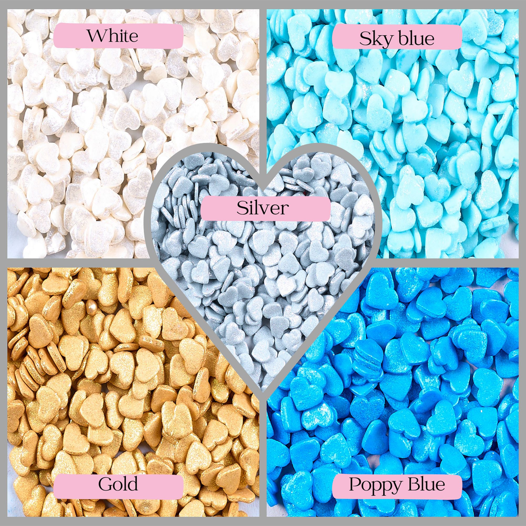 Confect Valentine Sprinkles | 03 Edible Decoration for Baking & Dessert | Grocsy