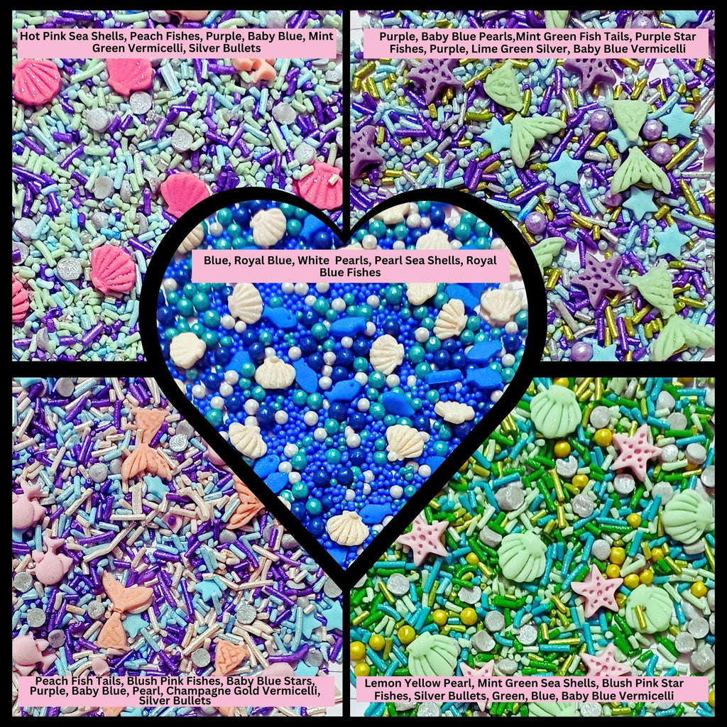 Confect Under the Sea Sprinkles for Decorations 10 | Grocsy