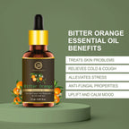 Nuerma Science Bitter Orange Essential Oil For Anti Fungal & Aromatherapy | Grocsy