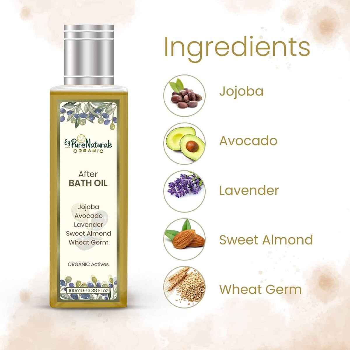 byPureNaturals Organic After Bath Oil | Grocsy