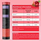 BOOSTIQ Apple Cider Vinegar Effervescent Tablets - Watermelon Flavour | Grocsy