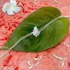 trueBrowns 925 Sterling Silver Lord Ganesh Idol Silver Chain Rakhi | Grocsy