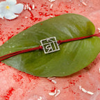 trueBrowns 925 Sterling Silver Bro Thread Rakhi | Grocsy