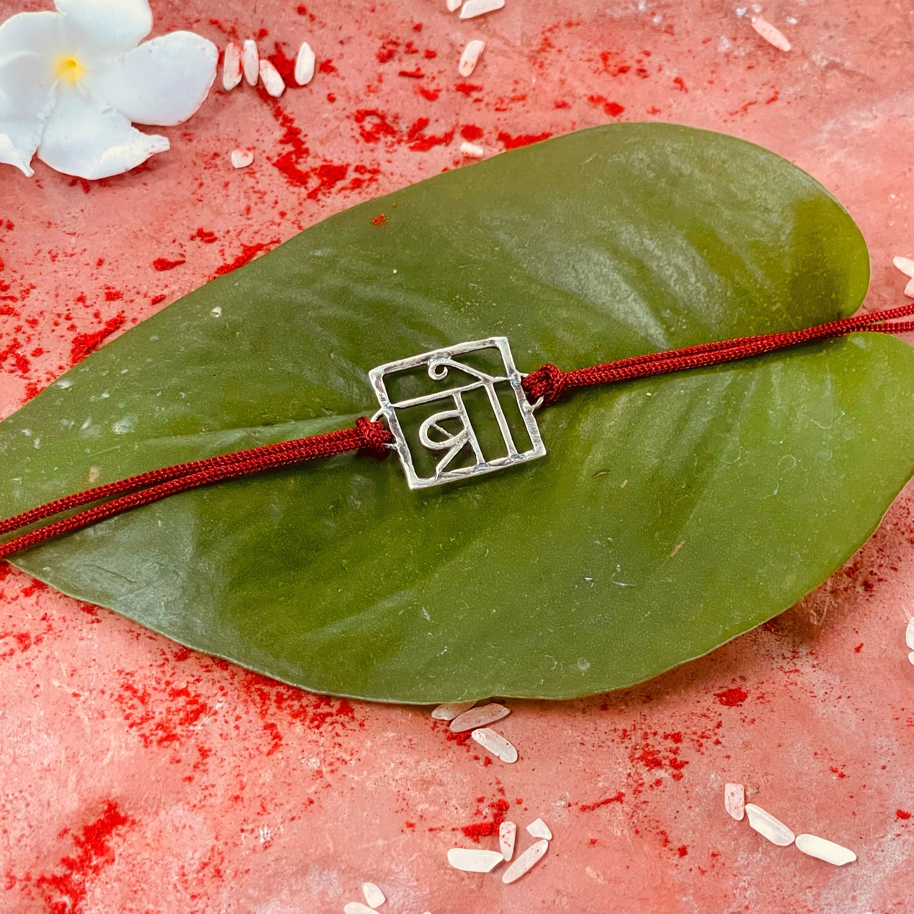 trueBrowns 925 Sterling Silver Bro Thread Rakhi | Grocsy