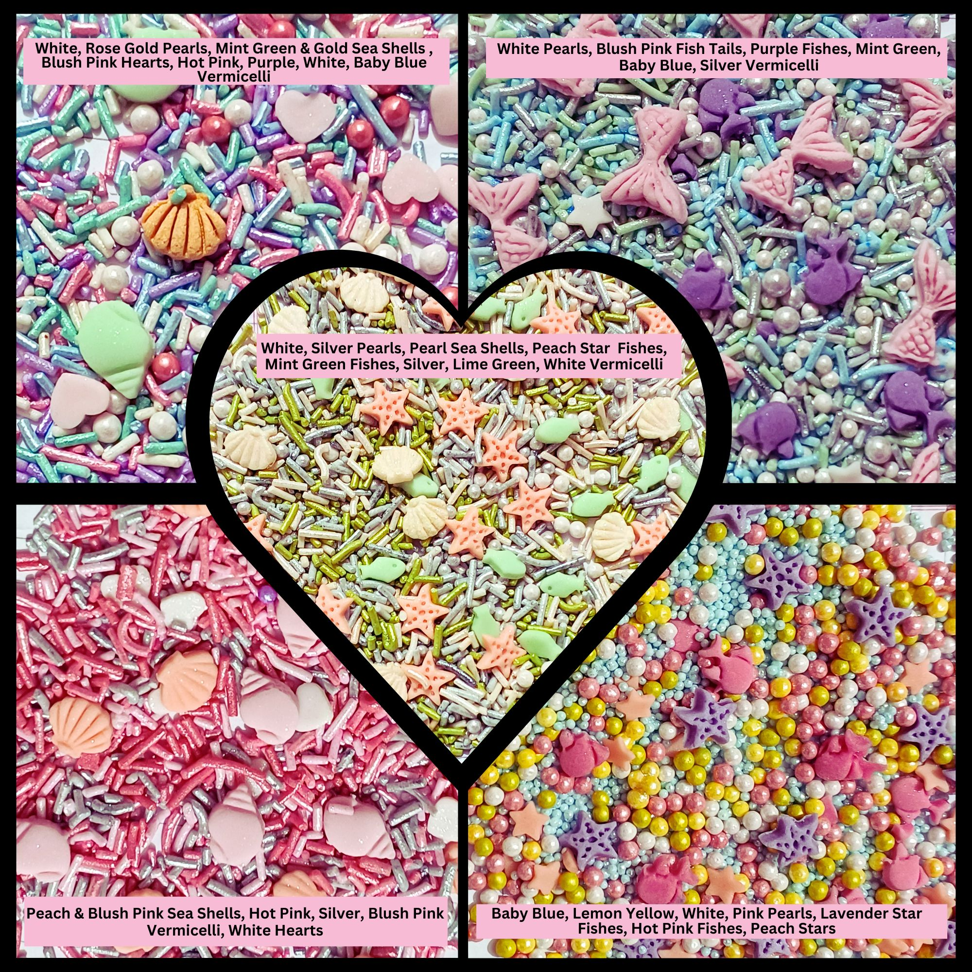 Confect Under the Sea Sprinkles for Decorations 07 | Grocsy