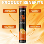 BOOSTIQ Apple Cider Vinegar Effervescent Tablets - Orange Flavour | Grocsy