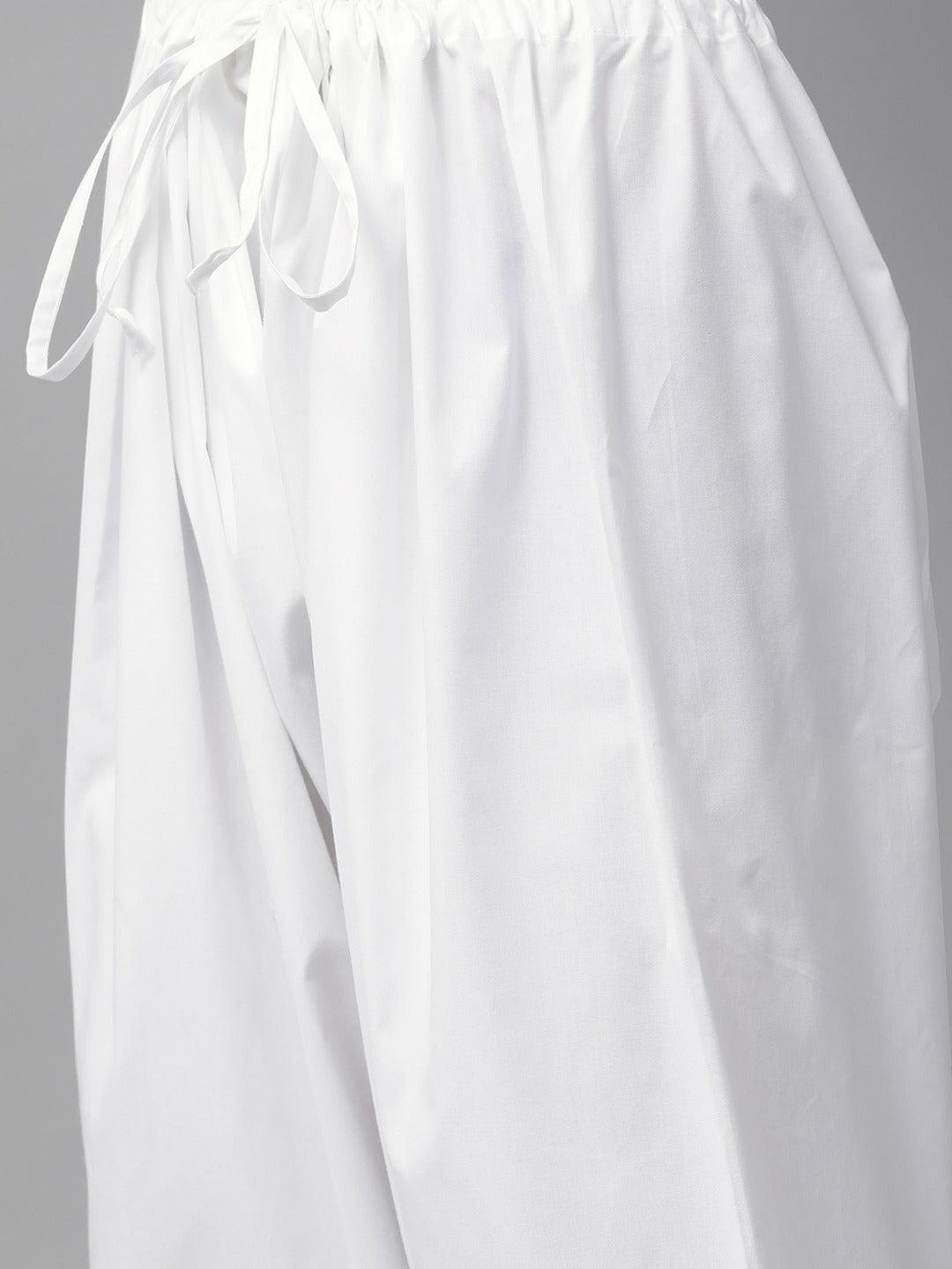 Fabmade White Pathani Suit | Grocsy