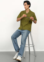 Fabmade Olive Rhythm Shirt | Grocsy