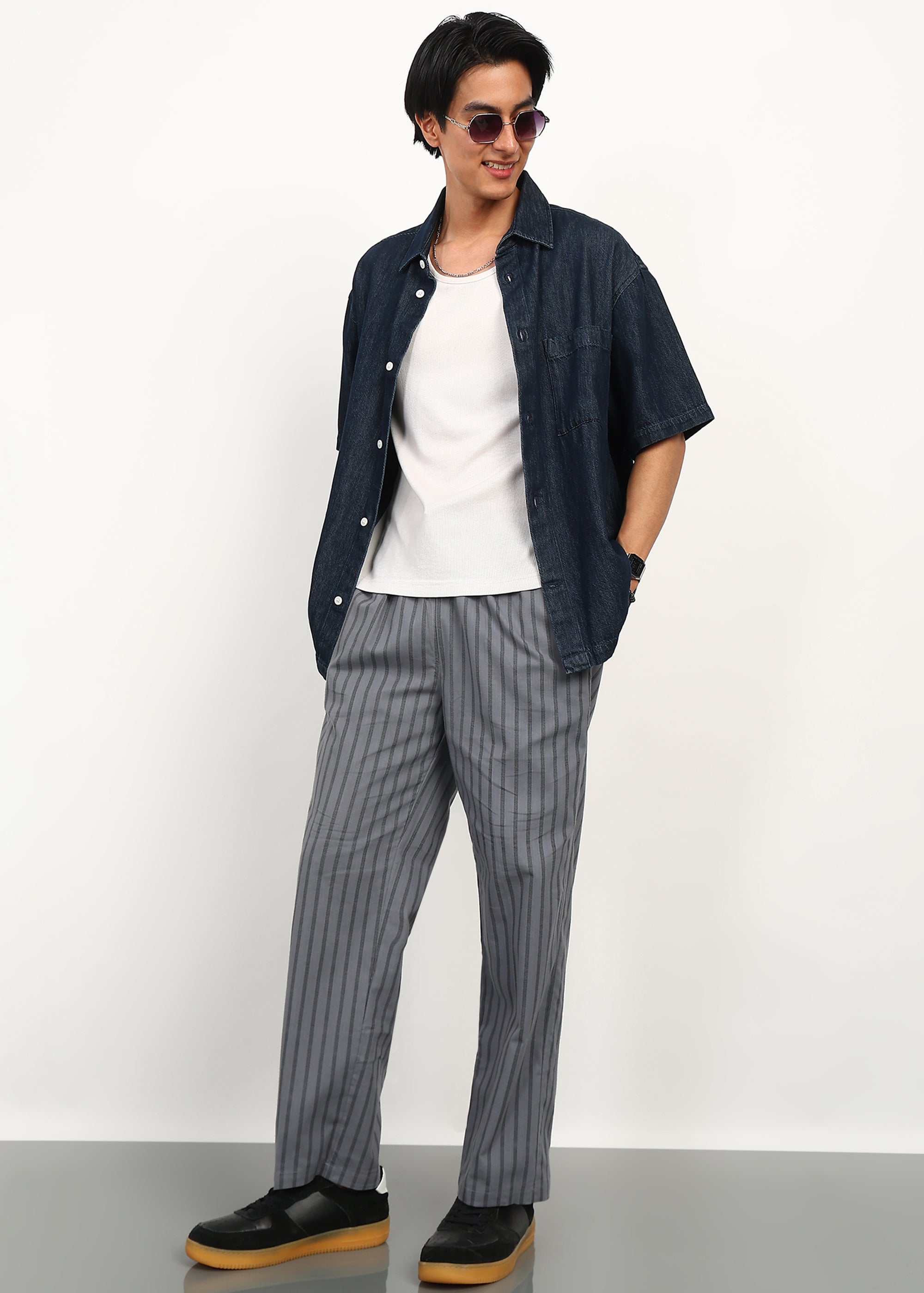 Fabmade Graphite Flow Trousers | Grocsy