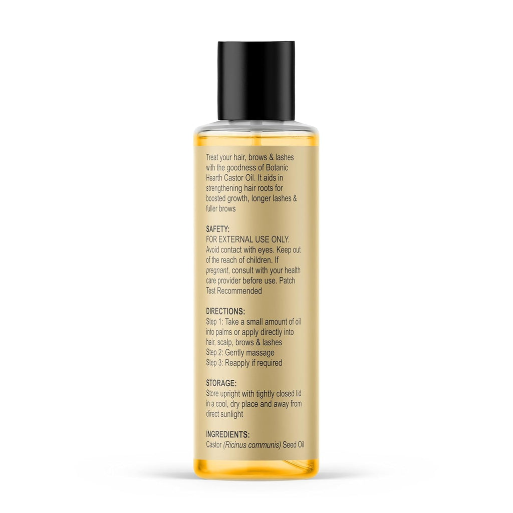 Botanic Hearth 100% Pure & Natural Cold Pressed Castor Oil | Grocsy