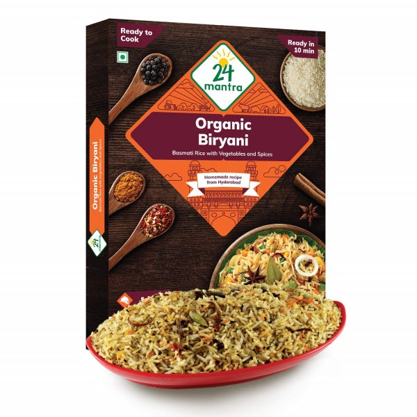 24 Mantra Organic Ready to Cook Biryani | Grocsy