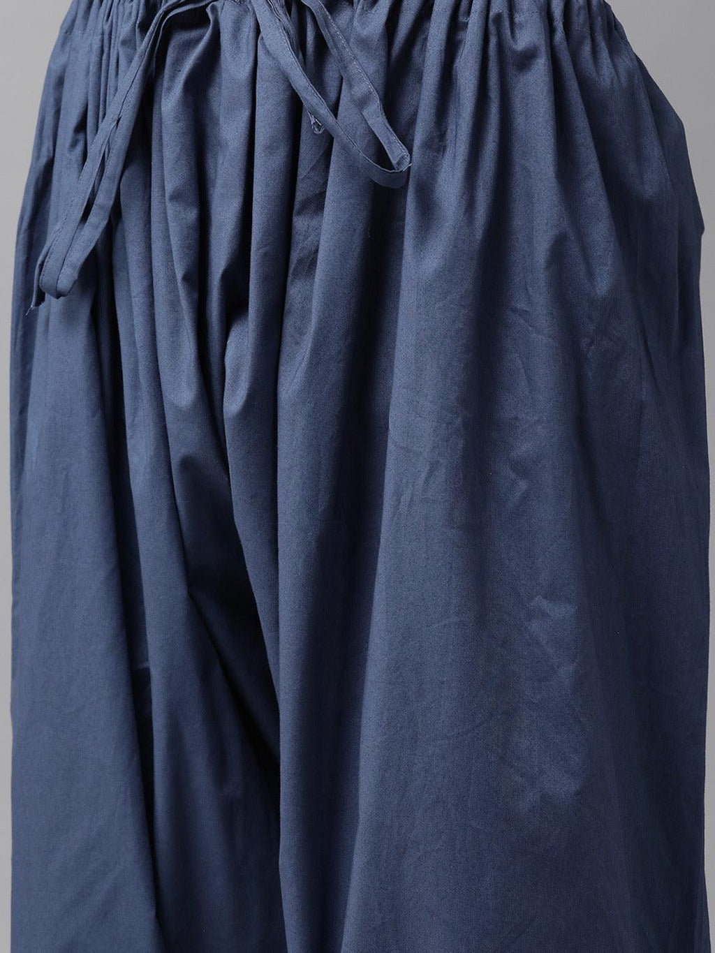 Fabmade Navy Blue Pathani Suit | Grocsy