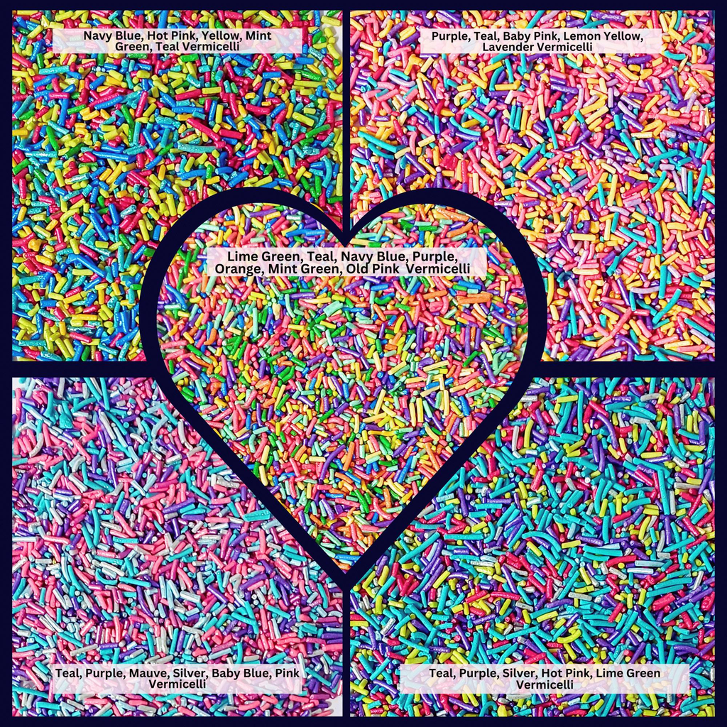 Confect Rainbow Magic Sprinkles | (03) Mix Colourful Sprinkles | Grocsy
