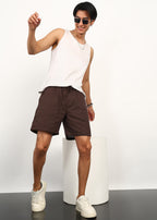 Fabmade Cocoa Ease Shorts | Grocsy