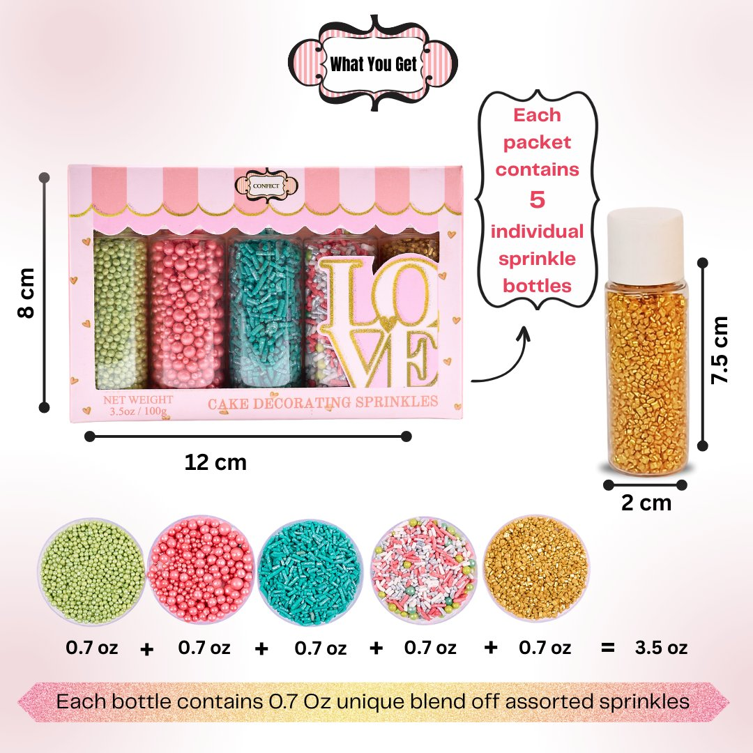 Confect Fusion Mashup Sprinkles FM Multipack 3 | Grocsy
