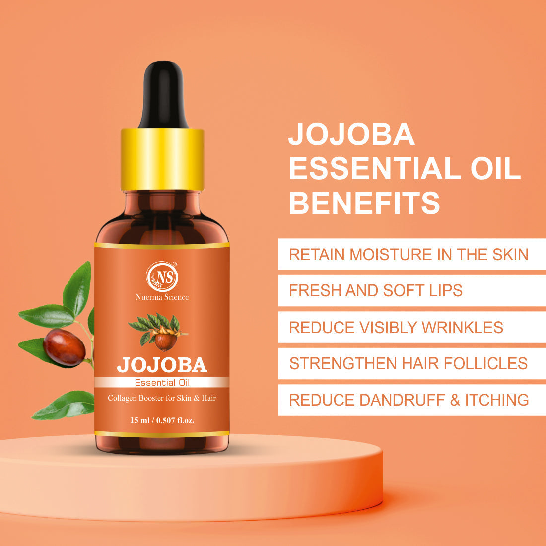 Nuerma Science Jojoba Essential Oil | Grocsy