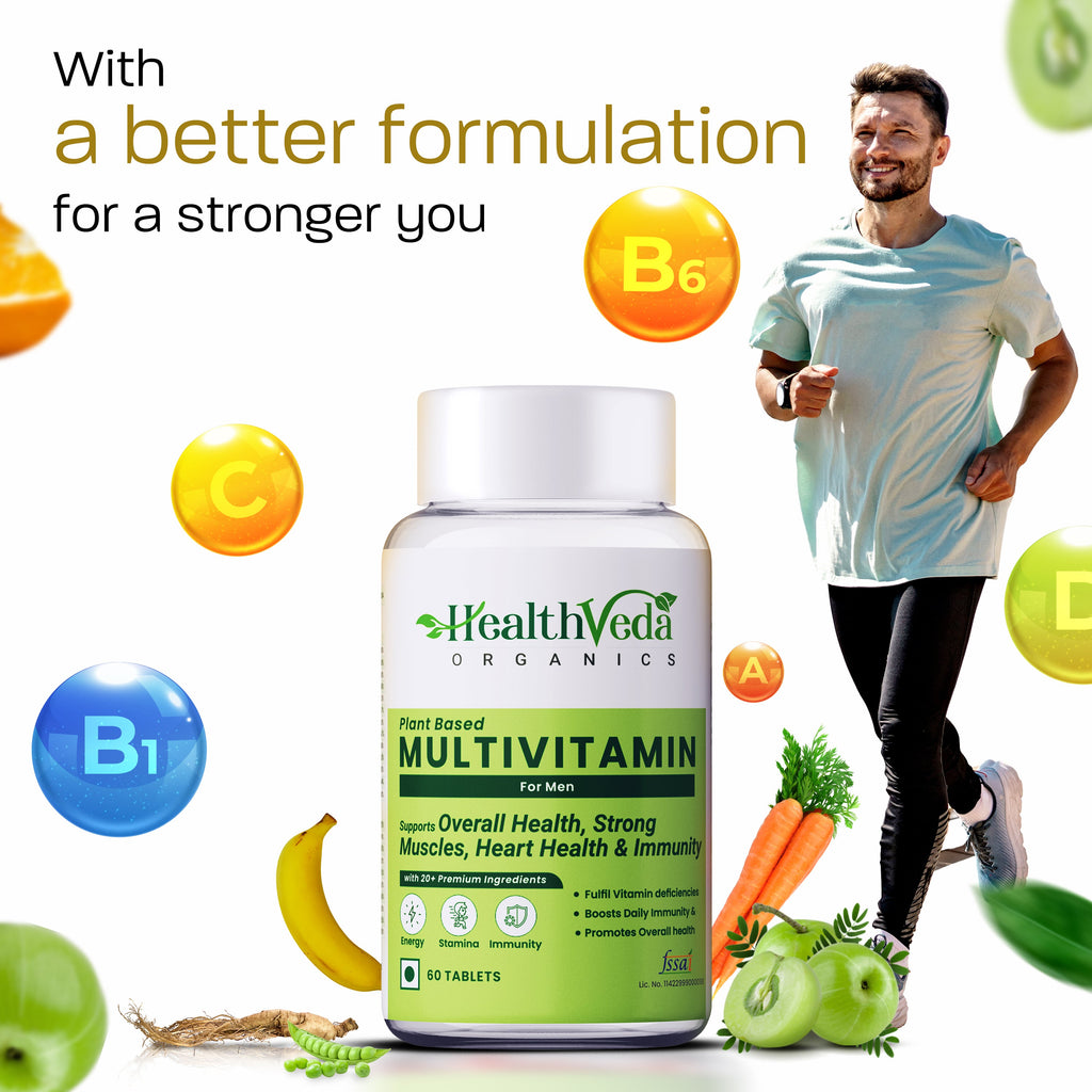 Health Veda Organics Multivitamin for Men Tablets | Grocsy