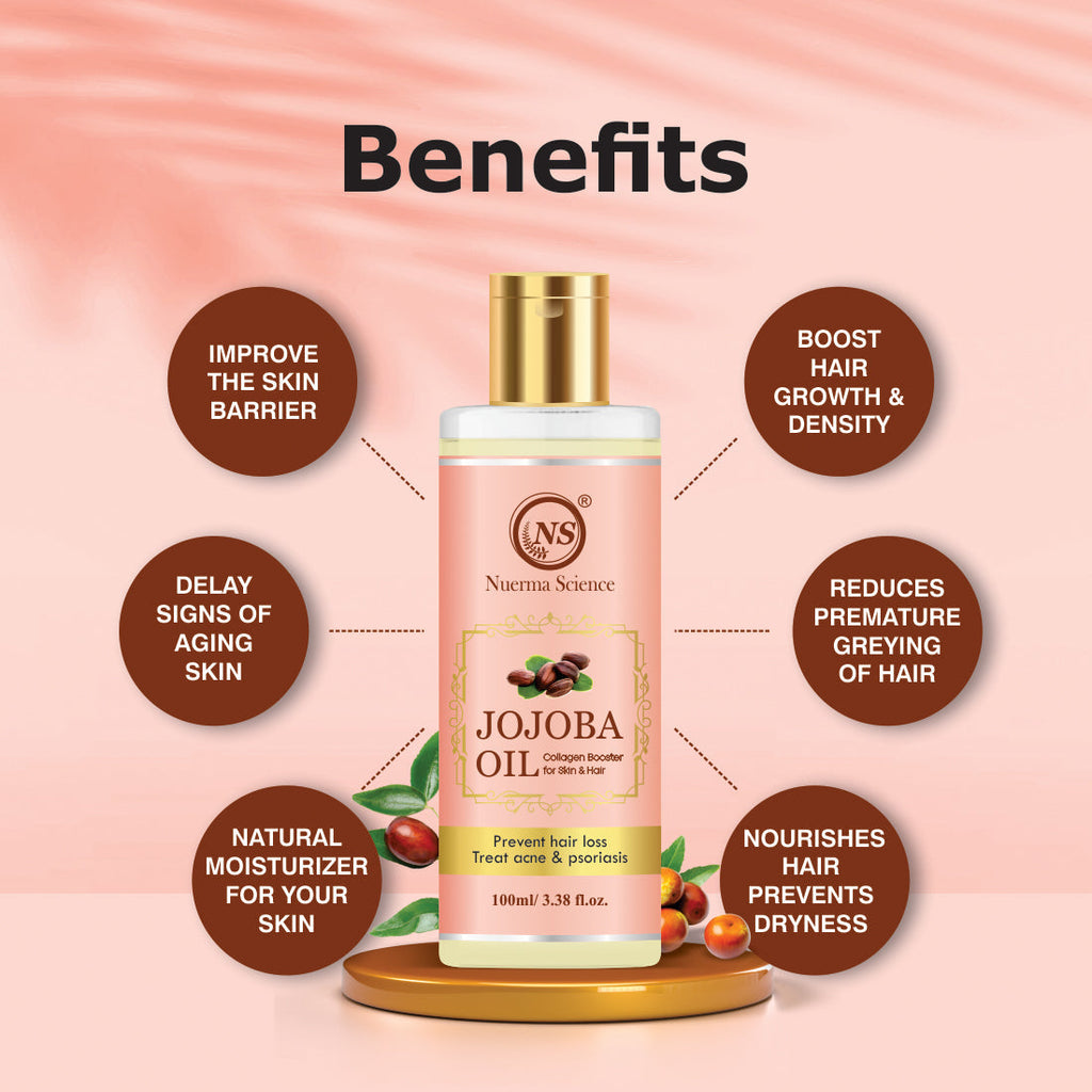 Nuerma Science Jojoba Hair & Skin Oil | Grocsy