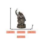 Sowpeace Premium Large Terracotta Minstrel Couple Tabletop Decor | Grocsy
