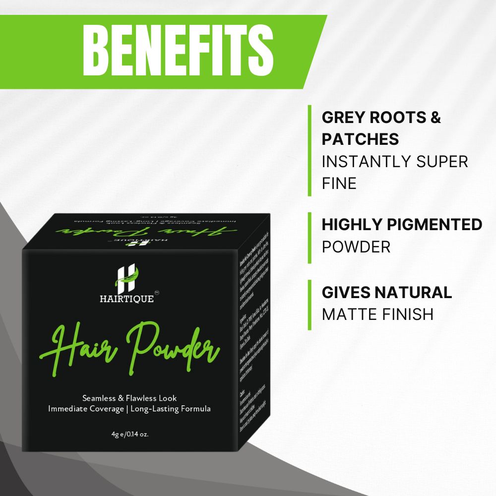 Samisha Cover Up Hair Powder - Black | Grocsy
