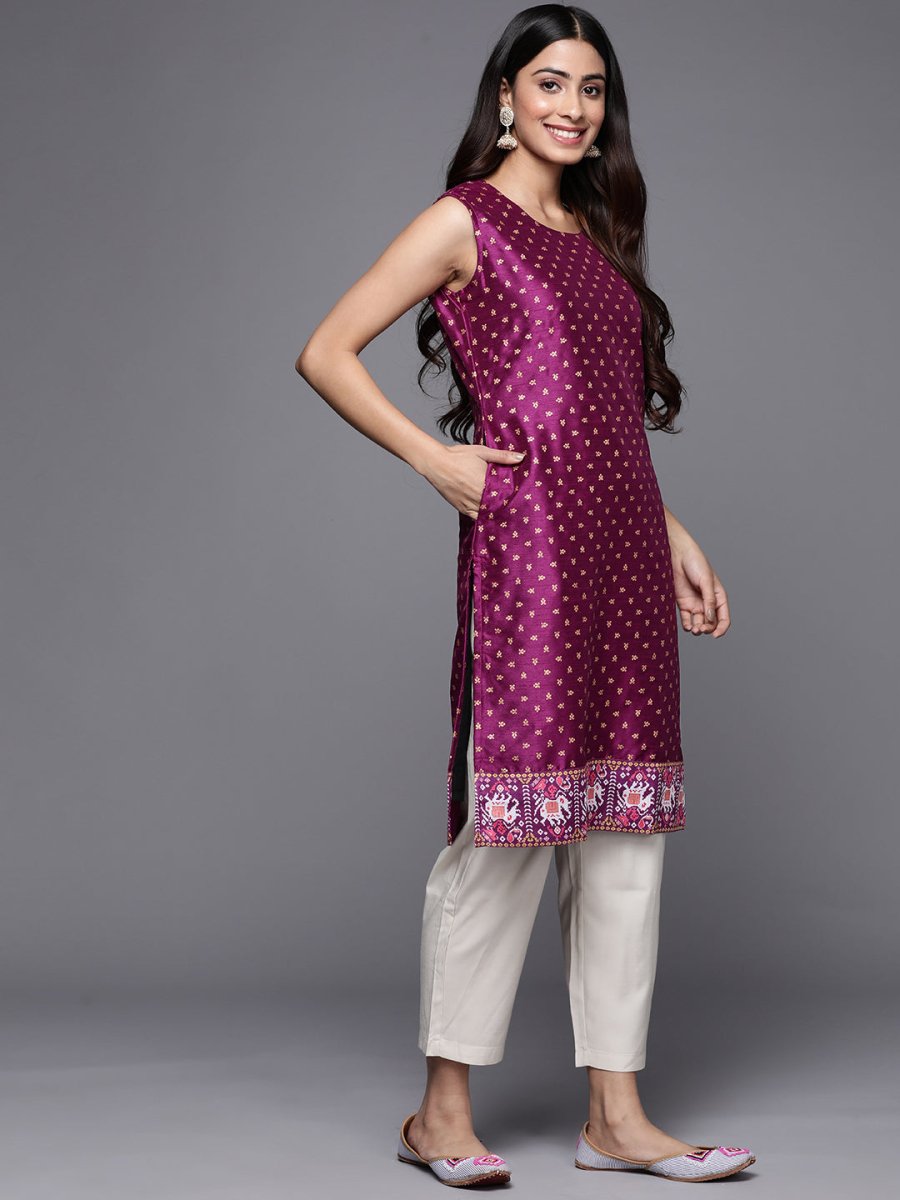 Ahalyaa Ethnic Print Tunic | Grocsy