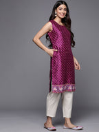 Ahalyaa Ethnic Print Tunic | Grocsy