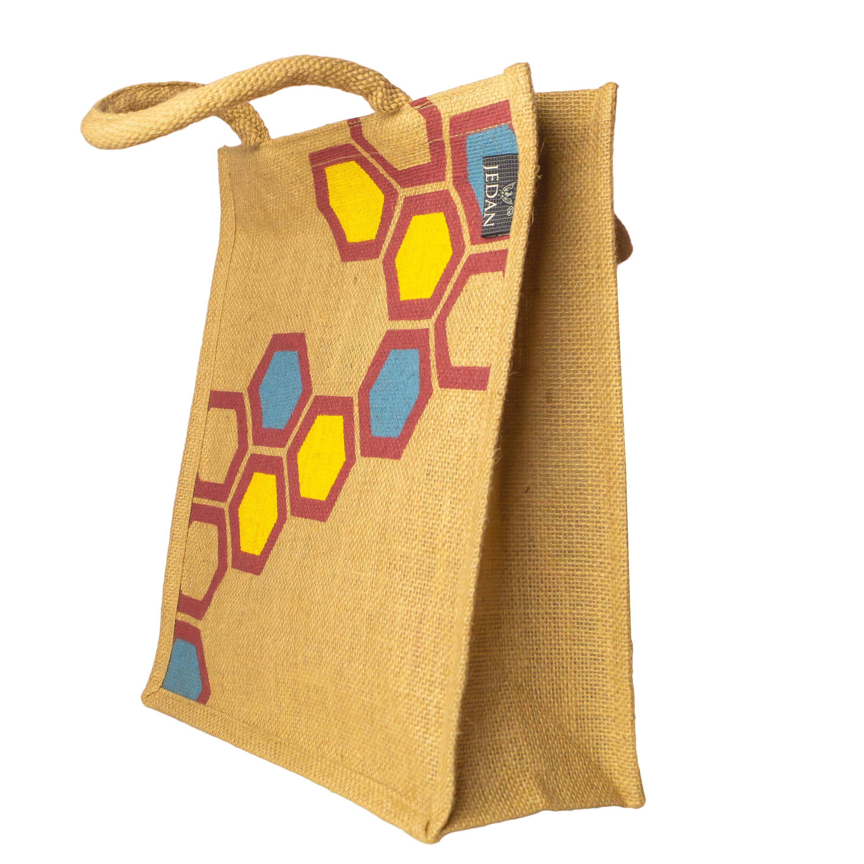 MiDazzle Shopping Bag (Honey Comb Multicolour) JdJSB1102 | Grocsy