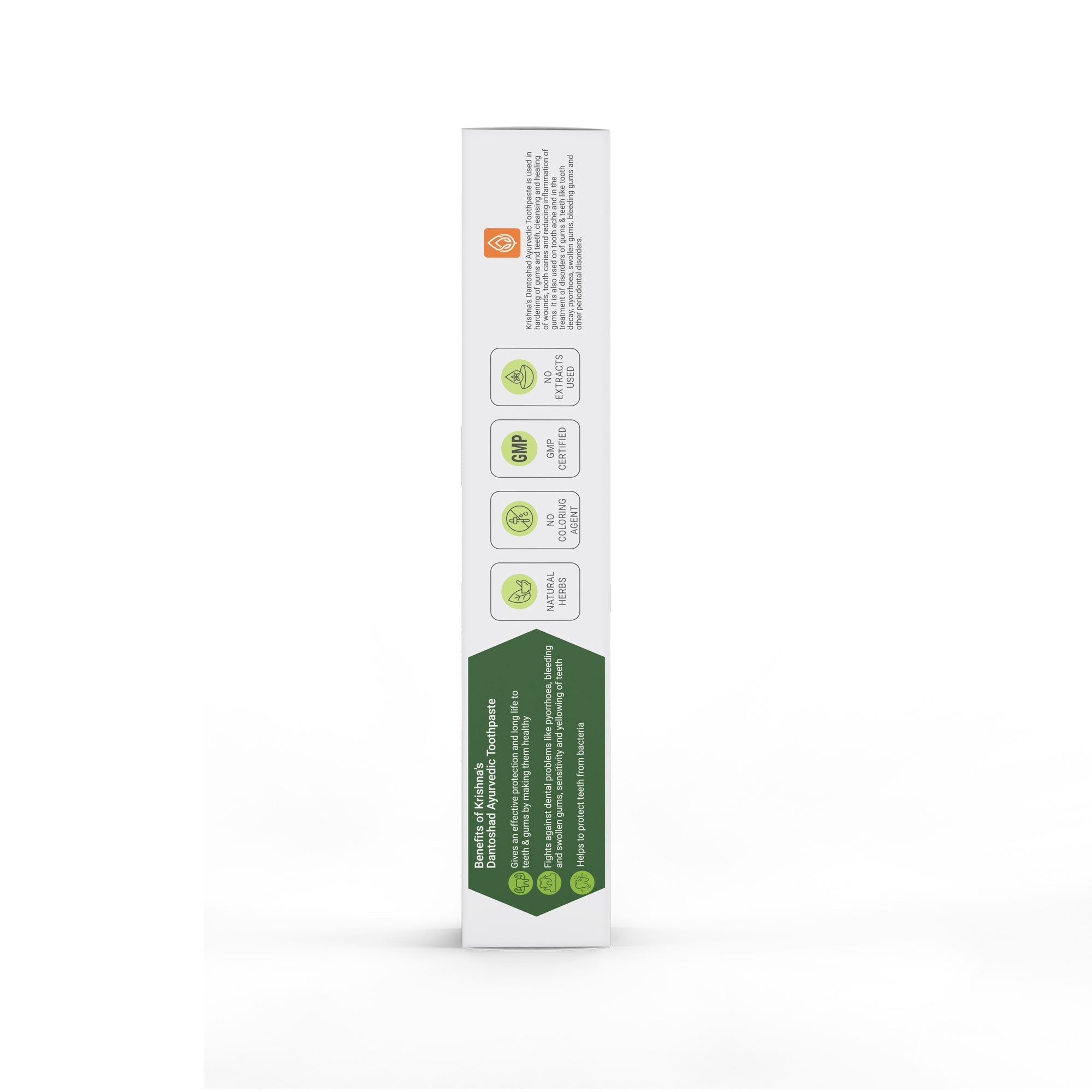 Krishna'S Herbal & Ayurveda Dantoshad Ayurvedic Toothpaste | Grocsy