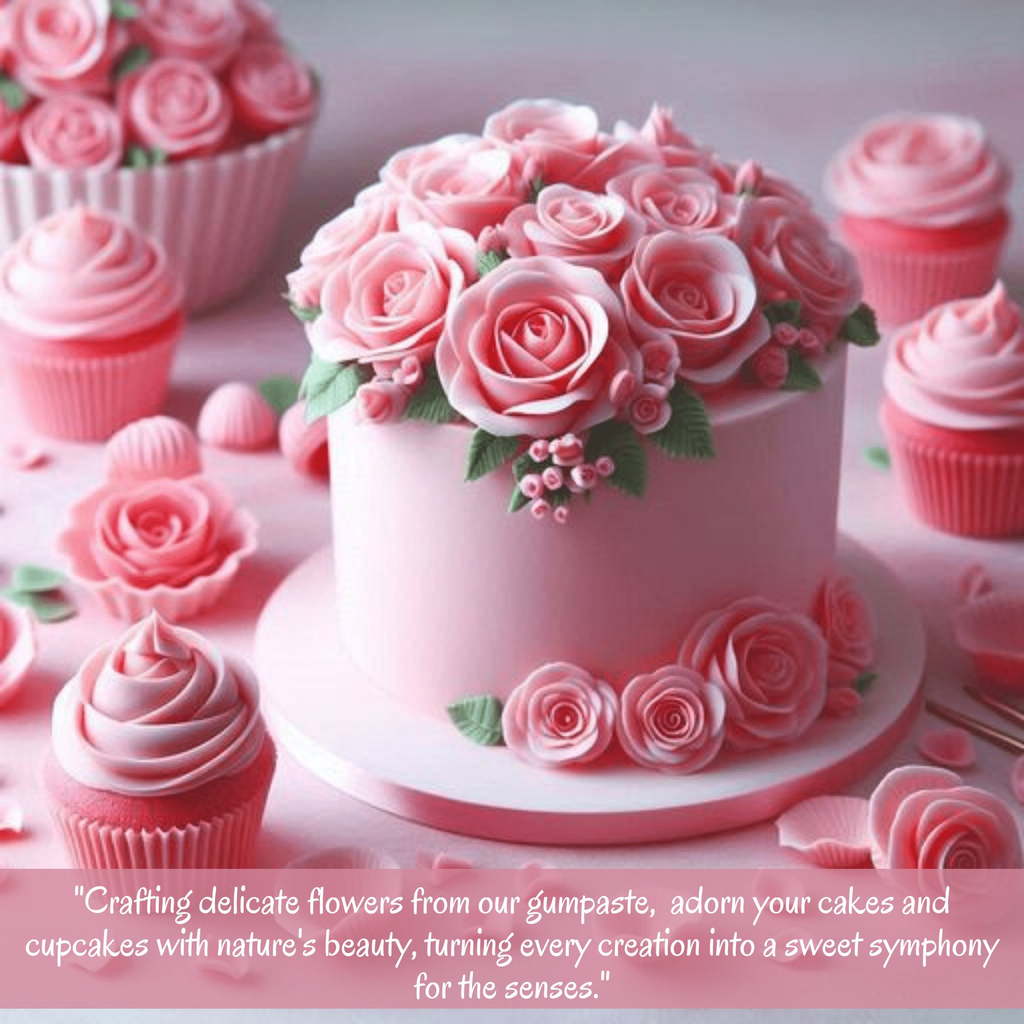 Confect Dusky Pink | Edible Gum paste | Grocsy